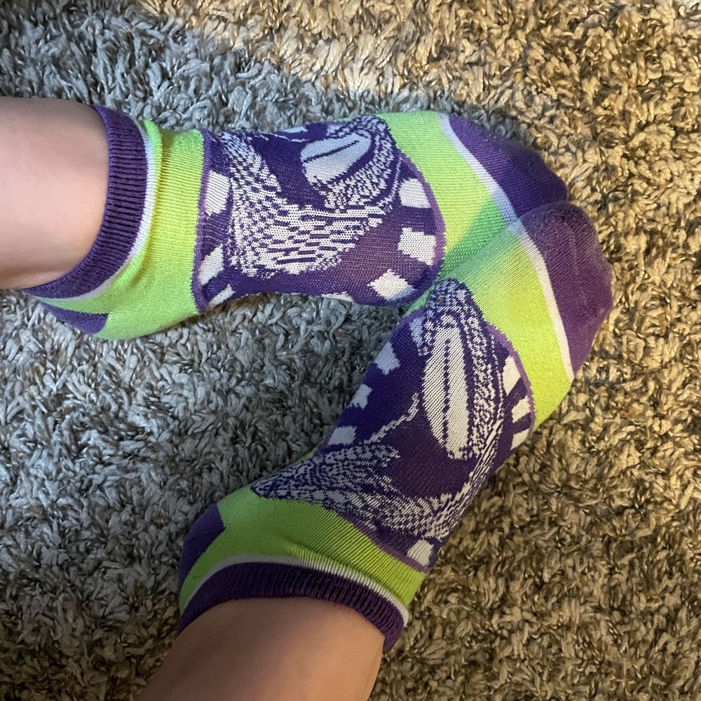 Beetlejuice Heavily Used Socks